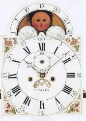 Stephen Taber clock dial. VV-130. Delaney Antique Clocks.