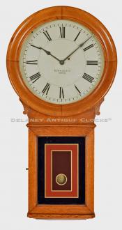 E. Howard & Co. Model No. 70-16 wall clock. The middle size. Boston, MA. XX-25. Delaney Antique Clocks.