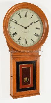 E. Howard & Co. Model No. 70-16 wall clock. Boston, MA. XX-25. Delaney Antique Clocks.