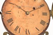 Curtis & Dunning Timepiece dial. Burlington, VT. 217068. Delaney Antique Clocks.