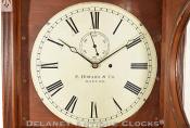 E. Howard Clock Company Model No., 72-14 Regulator dial. 221034. Delaney Antique Clocks.