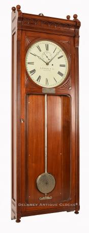 E. Howard Clock Company Model No. 72-14 Regulator. 221034. Delaney Antique Clocks.