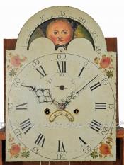 Tall clock dial. 222055. Delaney Antique Clocks.