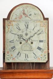 Asahel Cheney, Northfield, MA. Tall clock dial. DD-160. Delaney Antique Clocks.