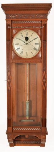 E. Howard & Co. Model No. 86. Wall Regulator. Boston, Massachusetts. Ordered in June of 1890. 219113. Delaney Clocks