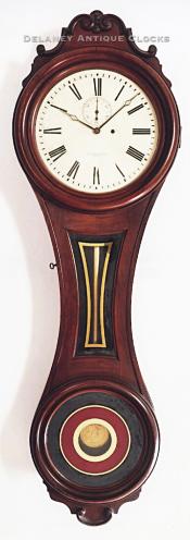 E. Howard & Co. Model No. 6. Wall Regulator. UU-21. Delaney Antique Clocks.