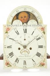 Simon Willard clock dial made for Mr. Samuel Kingsbry. VV-107.  Delaney Antique Clocks.