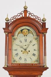 Simon Willard clock. Roxbury, Massachusetts. XX-20. Delaney Antique Clocks.