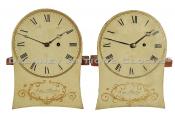 John Bailey II Shelf Clock dials. 218014. Delaney Antique Clocks.