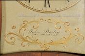 John Bailey II of Hanover, MA. Clock. 218014 dial. Delaney Antique Clocks.