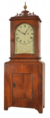 John Bailey II of Hanover, MA. Shelf Clock. 218014. Delaney Clocks.