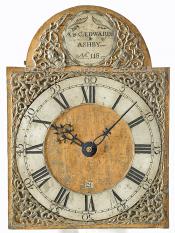 A & C Edwards of Ashby, Massachusetts. No. 116. A composite clock dial. BBB-2. Delaney Antique Clocks.