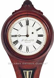 E. Howard & Co., of Boston, MA. Model No. 9 wall clock. UU-47. Delaney Antique Clocks.