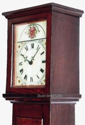  Joseph Ives grandfather clock. Bristol, CT. VV-46. Delaney Antique Clocks.