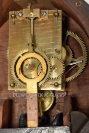 Howard & Davis Model No. 5 wall clock movement. Boston, MA. ZZ-27. Delaney Antique Clocks.