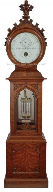 E. Howard & Co., of Boston, MA. This is the Model No. 22. It is an 8-day Astronomical Floor Standing Regulator Clock. 222020.