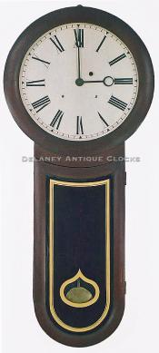 Williams & Hatch of North Attleboro, MA. Keyhole wall clock. 27132.