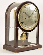 Winterhälder & Hoffmier Sch. glass cased Bracket Clock. UU-77. Delaney Antique Clocks.