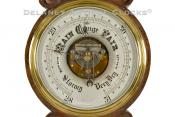 Large aneroid barometer. 222101. Delaney Antique Clocks.