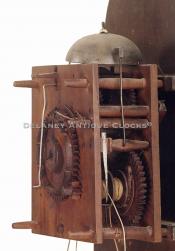 Samuel Edwards of Gorham, Maine. Tall clock movement. 2604. Delaney Antique Clocks.