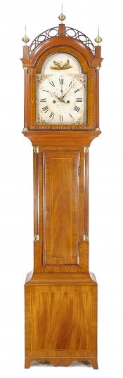 Martin Cheney Windsor, Vermont. Number 18. A tall case clock. 25206.