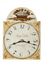 J. Wilder of Hingham, MA. A dwarf or grandmother clock. RR-72. Delaney Antique Clocks.