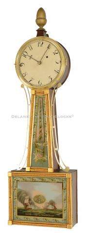  colorful and attractive unsigned Concord Timepiece. 221060. Delaney Antique Clocks.