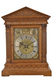 An English-made Bracket Clock with quarter striking movement. 223014.