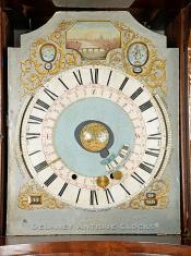 William Dutton of London, England. A complicated tall clock dial. VV-31.