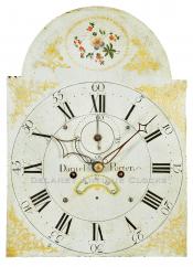 Daniel Porter of Williamstown, MA. Clock dial. 216064. Delaney Antique Clocks.