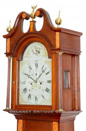 Daniel Porter of Williamstown, Massachusetts. A classic inlaid tall clock. 216064. Delaney Antique Clocks.