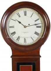 E. Howard Model 70 in cherry. 12 inch dial. 222012. Delaney Antique Clocks.