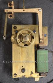 E. Howard & Co. Boston. A two-sided electric clock movement. 222155. Delaney Antique Clocks.