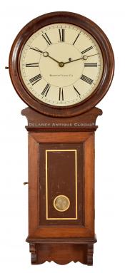 Boston Clock Co., Boston, Massachusetts. No 678. Wall clock. 223042. Delaney Antique clocks.