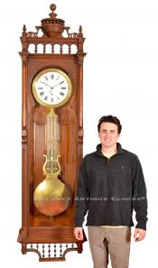 Ansonia Regulator Number 18. 223069. Delaney Antique Clocks.