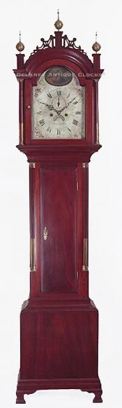 Simon Willard of Roxbury, Massachusetts. A Willard tall clock for the bedroom. 29058.