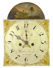  Reuben Tower, Hingham, Massachusetts. Tall clock dial. XXSL-76. Delaney Antique Clocks.