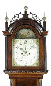  Reuben Tower, Hingham, Massachusetts. Tall clock. XXSL-76. Delaney Antique Clocks.