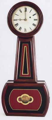 E. Howard & Co. Model No. 4. Wall or banjo clock. Boston, Mass. 214041. Delaney Clocks.