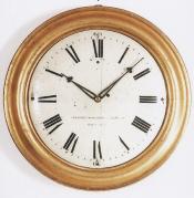 Stephenson, Howard & Davis of Boston, MA. A gallery wall clock. TT-114. Delaney Antique Clocks.