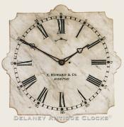 E. Howard & Co. Model No. 20. Marble Dial Clock. Boston Clockmakers. TT-82. Delaney Antique Clocks.