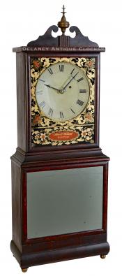 A. Willard Massachusetts Dish-Dial shelf clock. 223050.