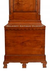 Walpole, NH. Tall clock base. 223072. Delaney Antique Clocks.