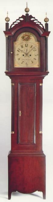 Edmund Currier of Hopkinton, New Hampshire. Tall case clock. 26232.