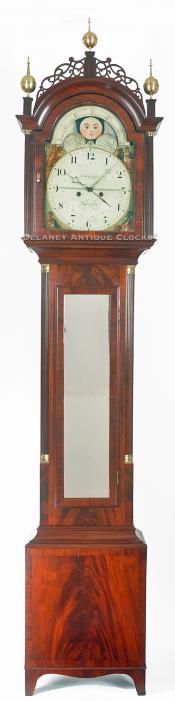 S. Keplinger / Baltimore tall clock. Having a mirror in the waist door. 213159.