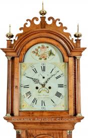 Samuel Rogers tall clock. 223246. Delaney Antique Clocks.