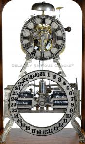 Ithaca Calendar Clock Company, Standard Box Skeleton movement. 223301.