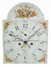 Frederick Wingate grandfather clock dial. Number 30. 223314.