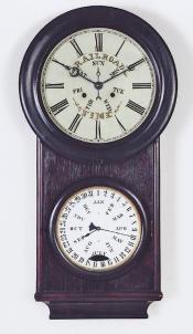 Lewis Calendar No. 2 wall clock. NN-55.