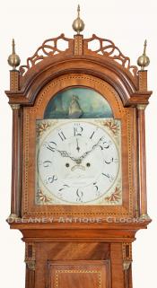 Levi Hutchins of Concord, New Hampshire. Grandfather clock. ZZ-2.